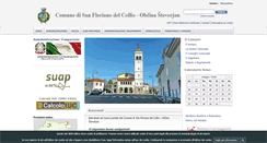 Desktop Screenshot of comune.sanflorianodelcollio.go.it